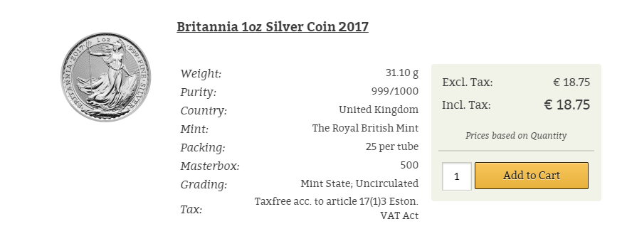 The cheapest place to buy SILVER BULLION (In Europe) - Steemit