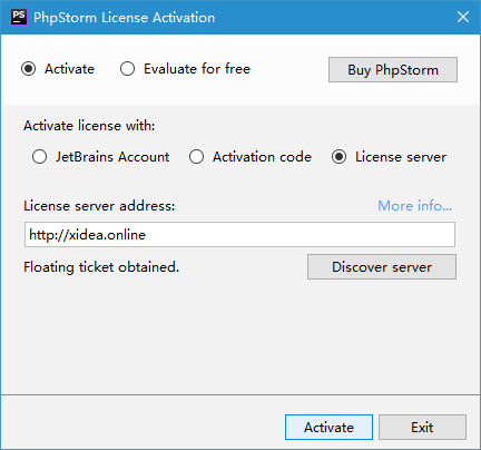 phpstorm server license