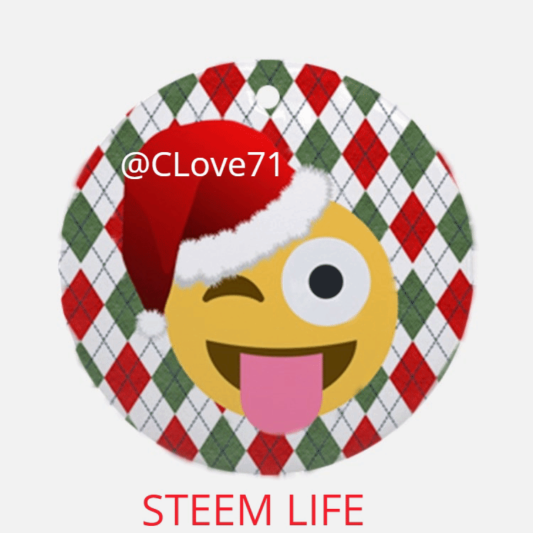 christmas_santa_wink_emoji_round_ornament (750px, 25fps).gif