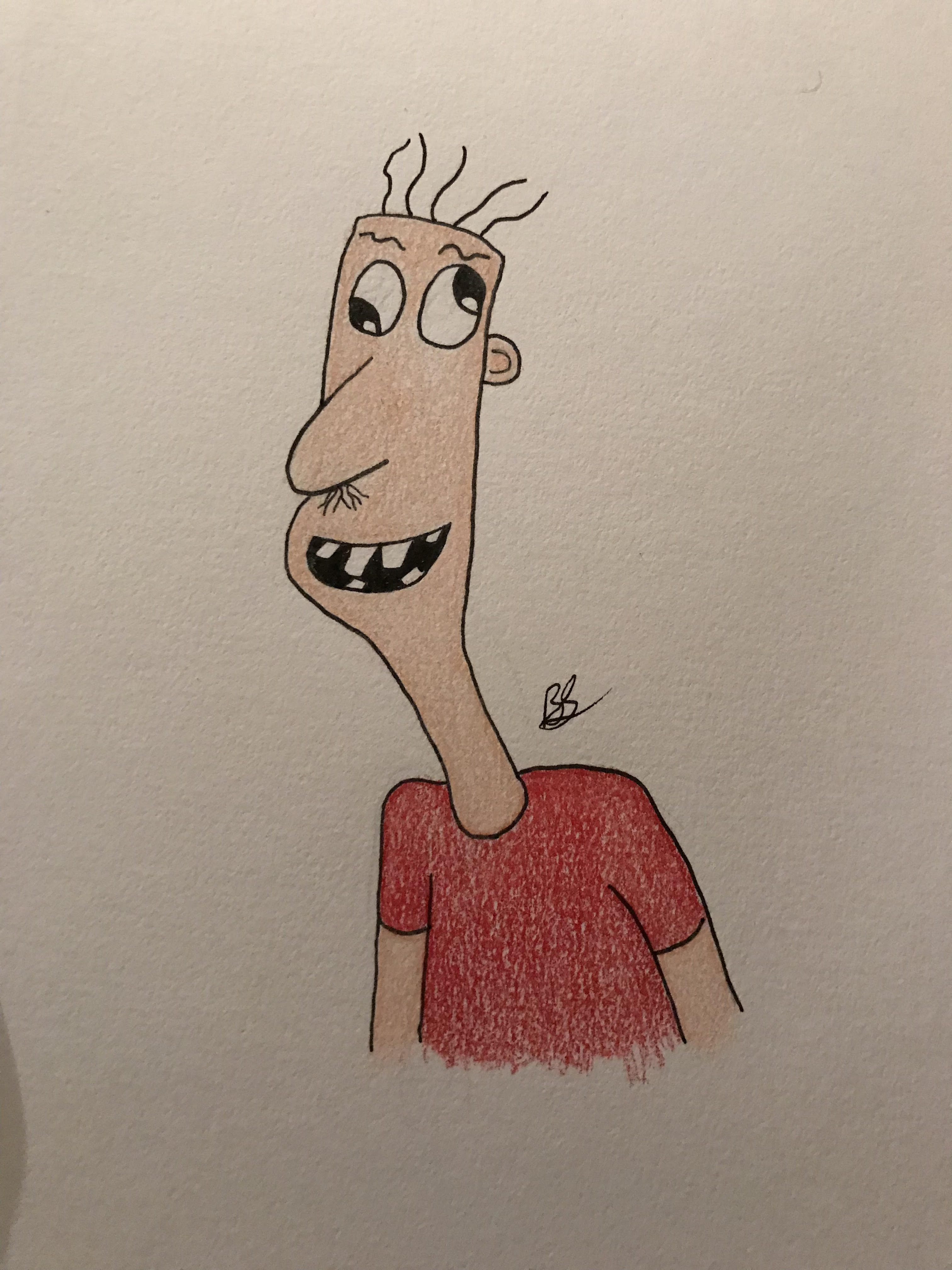 Drawing Challenge Day 31 goofy guy.jpg