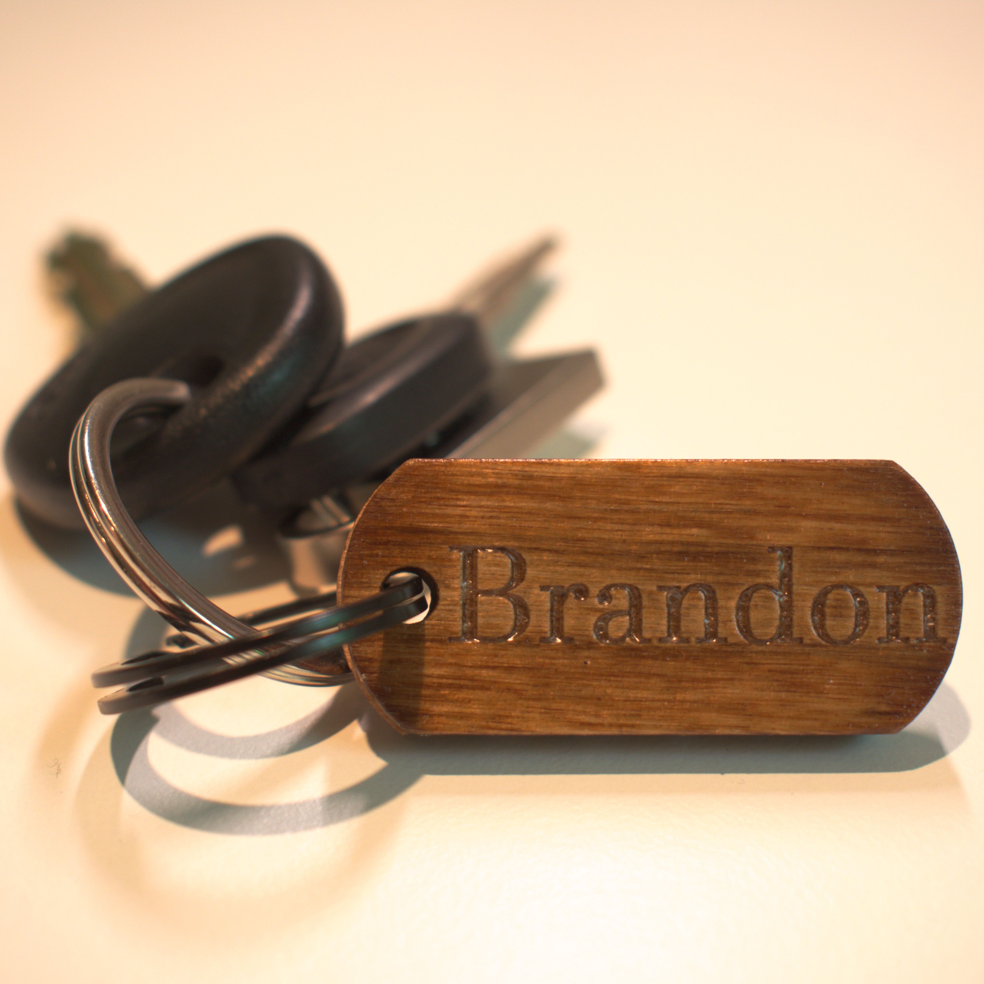 Custom laser cut on sale keychains