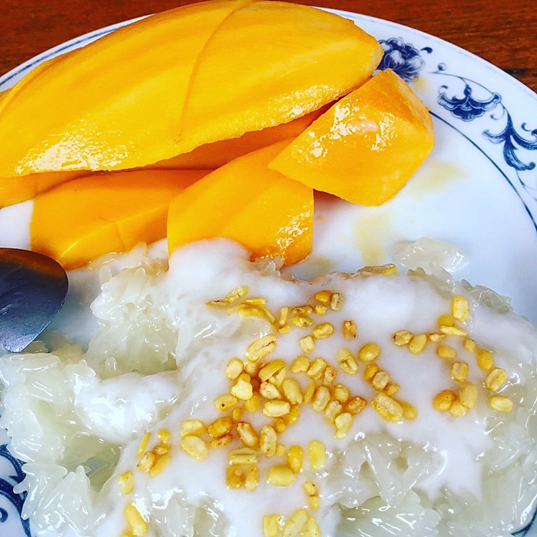 Thai Sweet Sticky Rice With Mango (Khao Neeo Mamuang) — Steemit