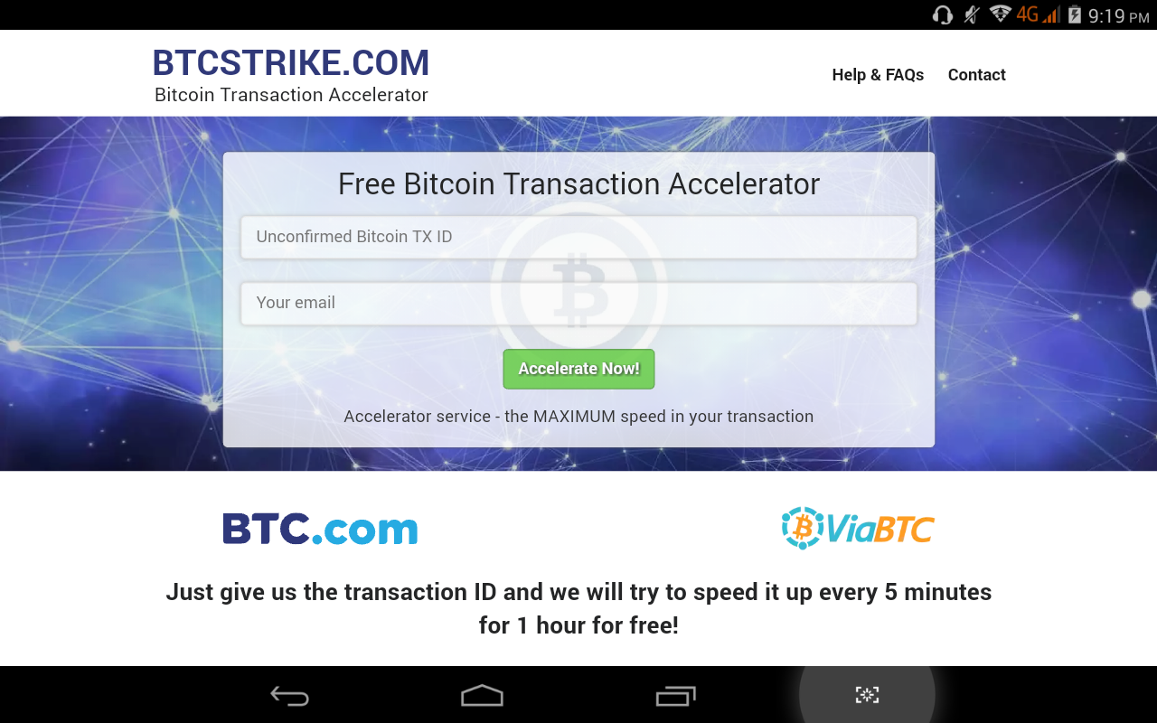 trusted free bitcoin accelerator