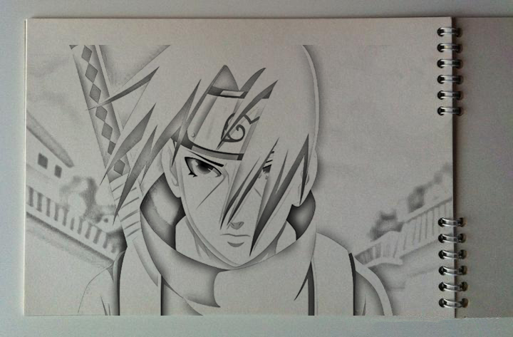 Drawing Itachi Uchiha from Naruto Shippuden !!!! — Steemit