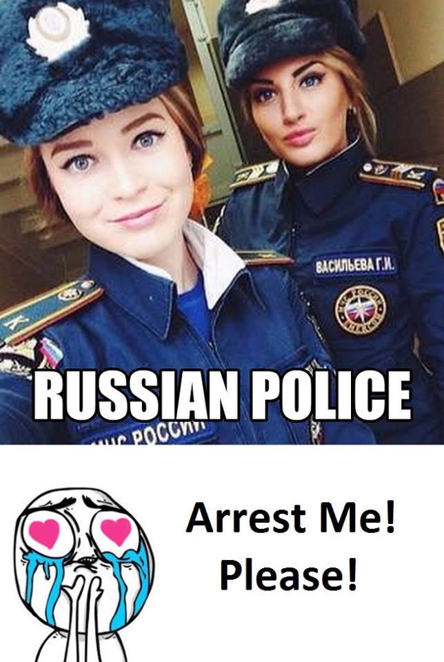 Russian Police Girl Wow What A Beauty Arrest Me Please.