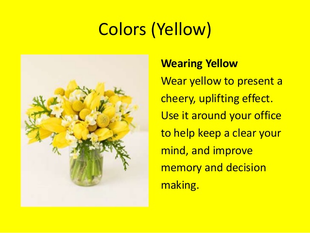 Meaning Of Yellow Colour Steemkr