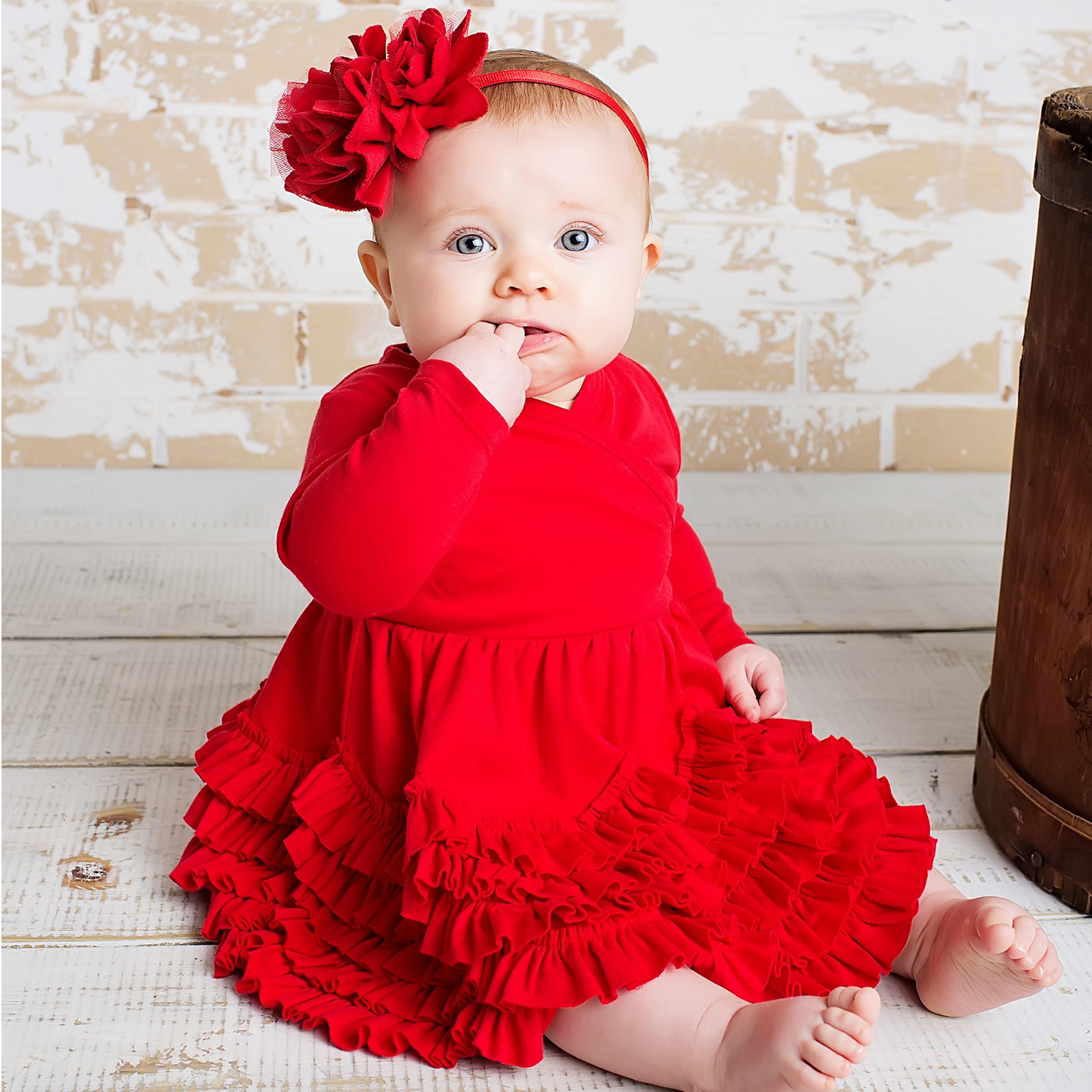 red baby outfits