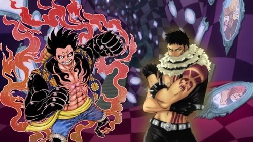 One Piece Duel Monkey D Luffy Vs Charlotte Katakuri Steemit