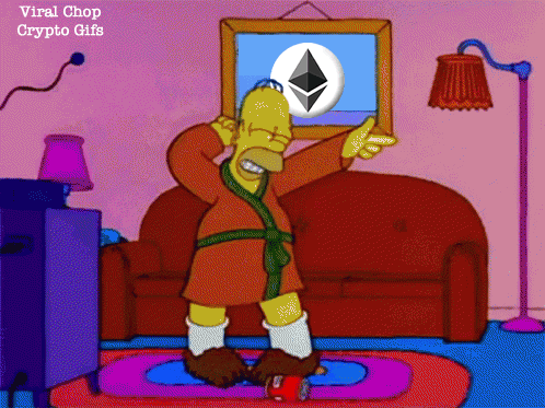 Ethereum Celebrated By Homer Simpson Animated Gif Steemit