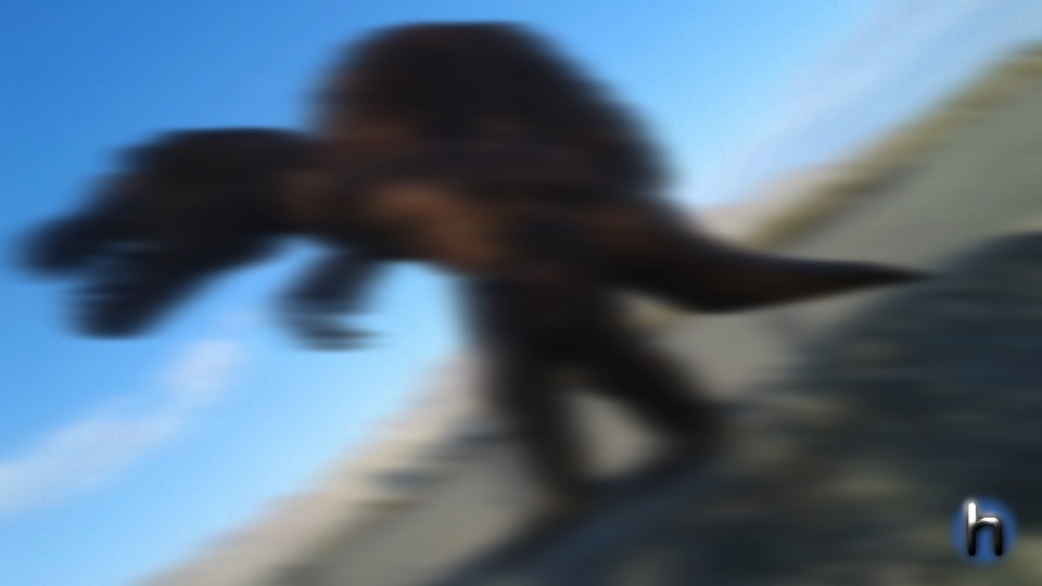 dinosaur running down the highway.jpg