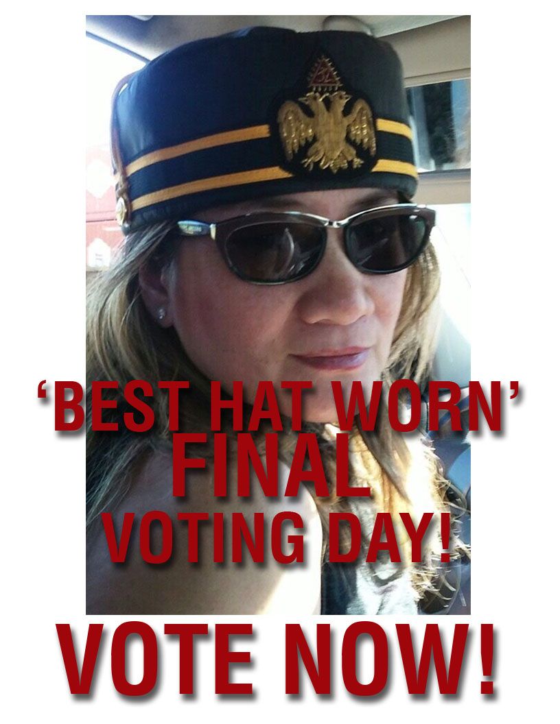 BEST HAT WORN FINAL VOTING DAY!.jpg