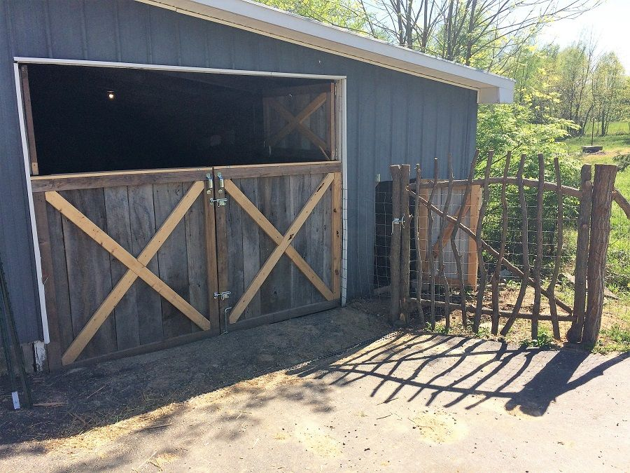 Gate And Dutch Doors From Scrap Wood And Locust Trees For My Goat