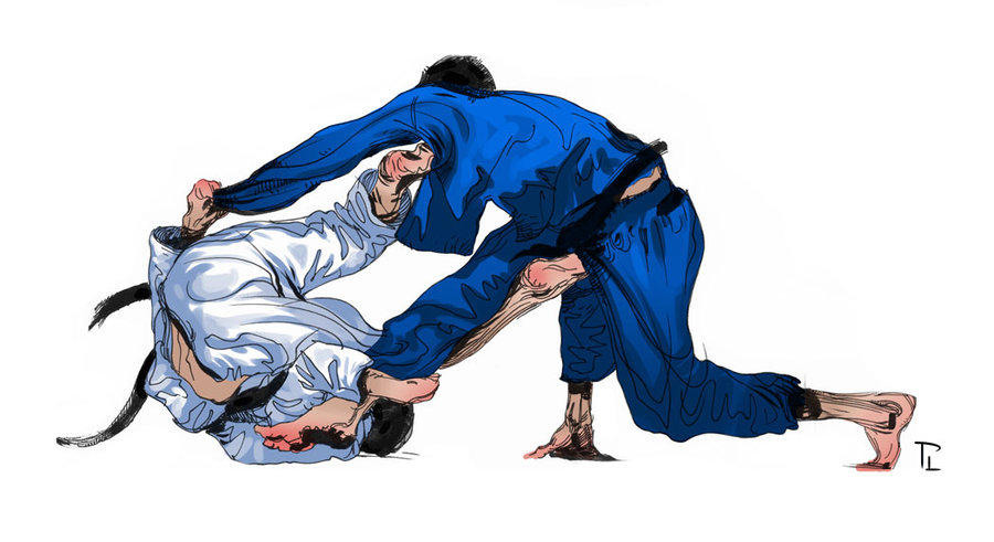 Imagem inspirada no Brazilian Jiu-Jitsu para os amantes da arte