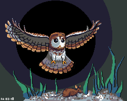 Owl Hunting x2.gif