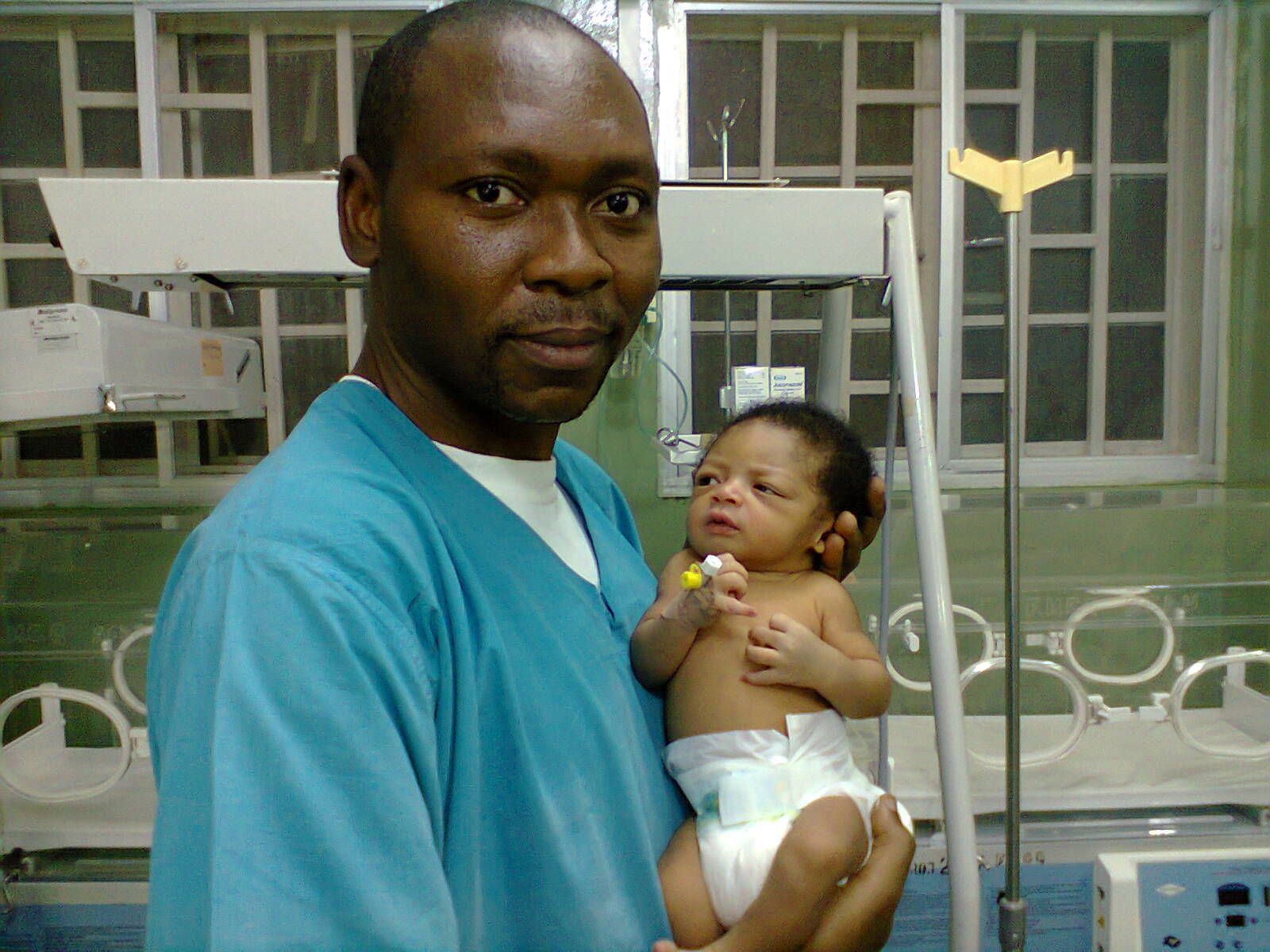 At work with a stable neonate.jpg