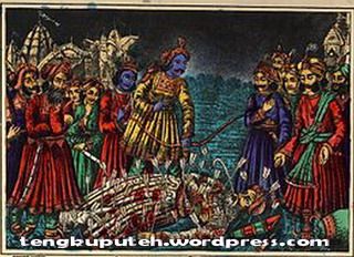 Bhishma was hit, understood he would not heal.jpg