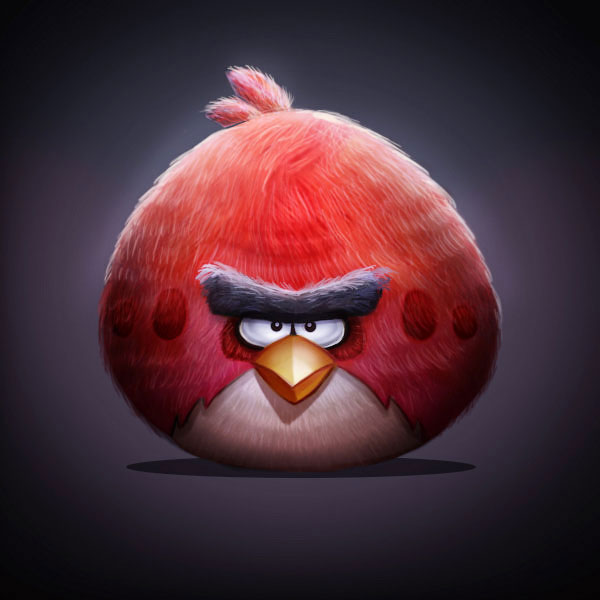How to draw the red angry bird - B+C Guides