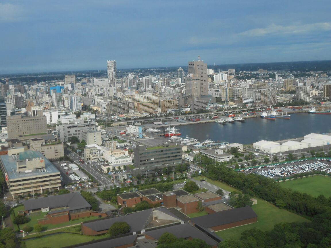 Chiba Port Tower, Chiba City dan sekitar...jpeg