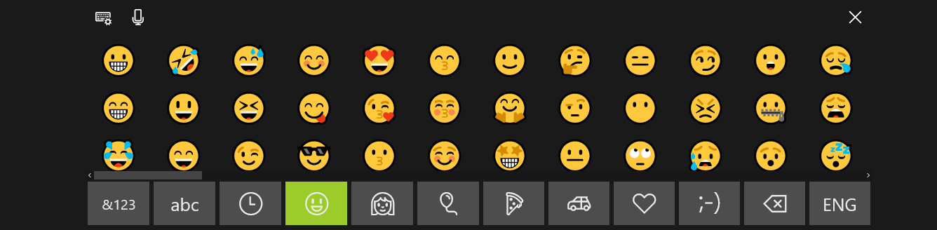 Windows 10 Emojis