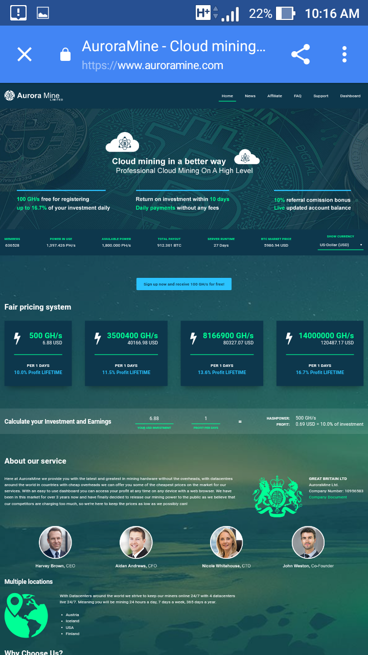 Aurora mining crypto (84) foto