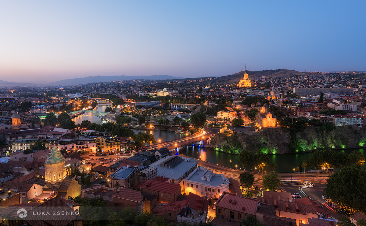 Tbilisi at night
