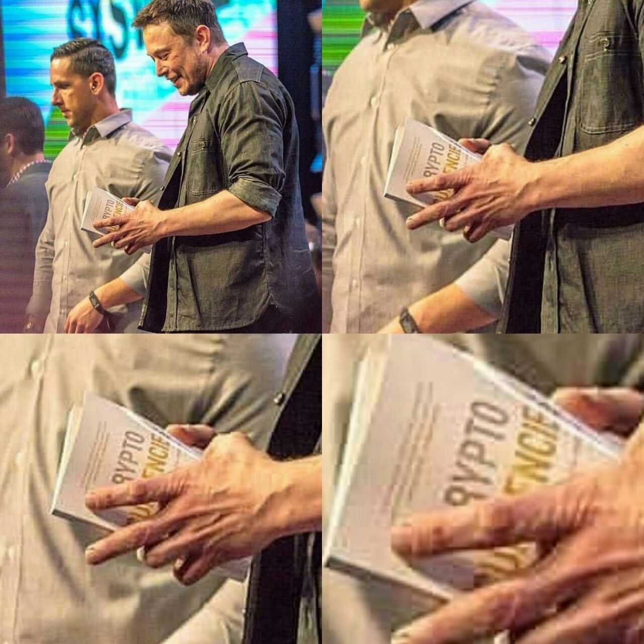 Elon Musk reading crypto book — Steemit