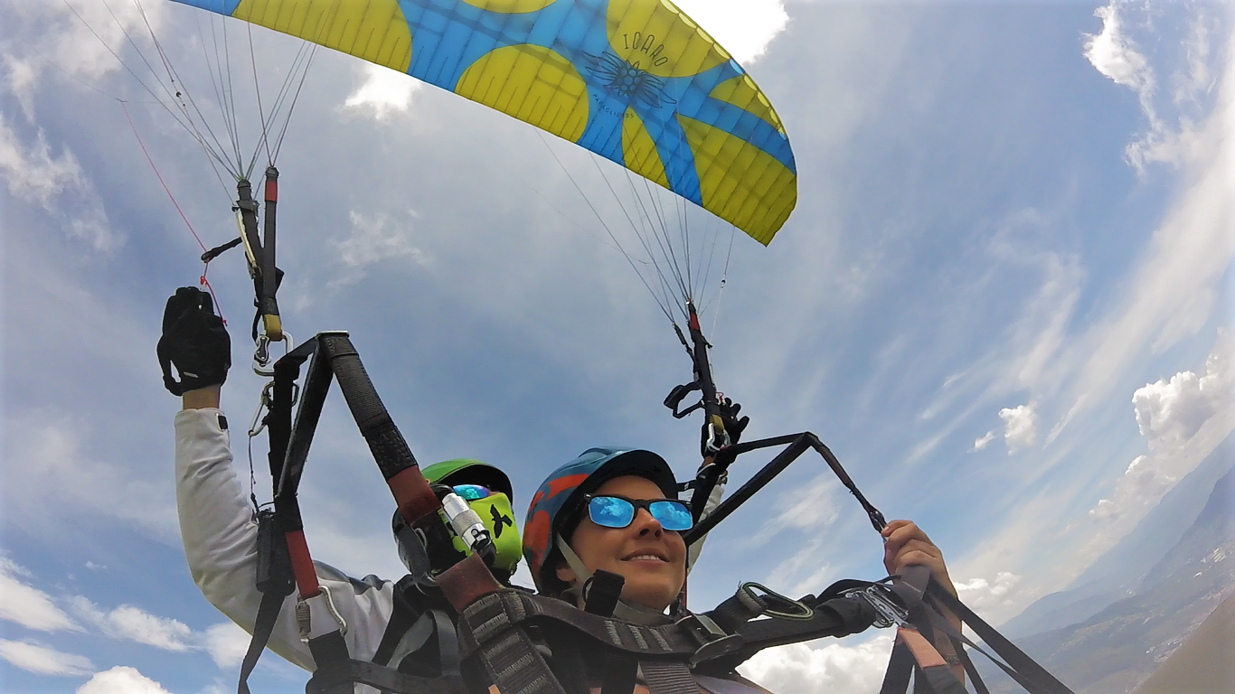 #1 Paragliding over the city of Medellin