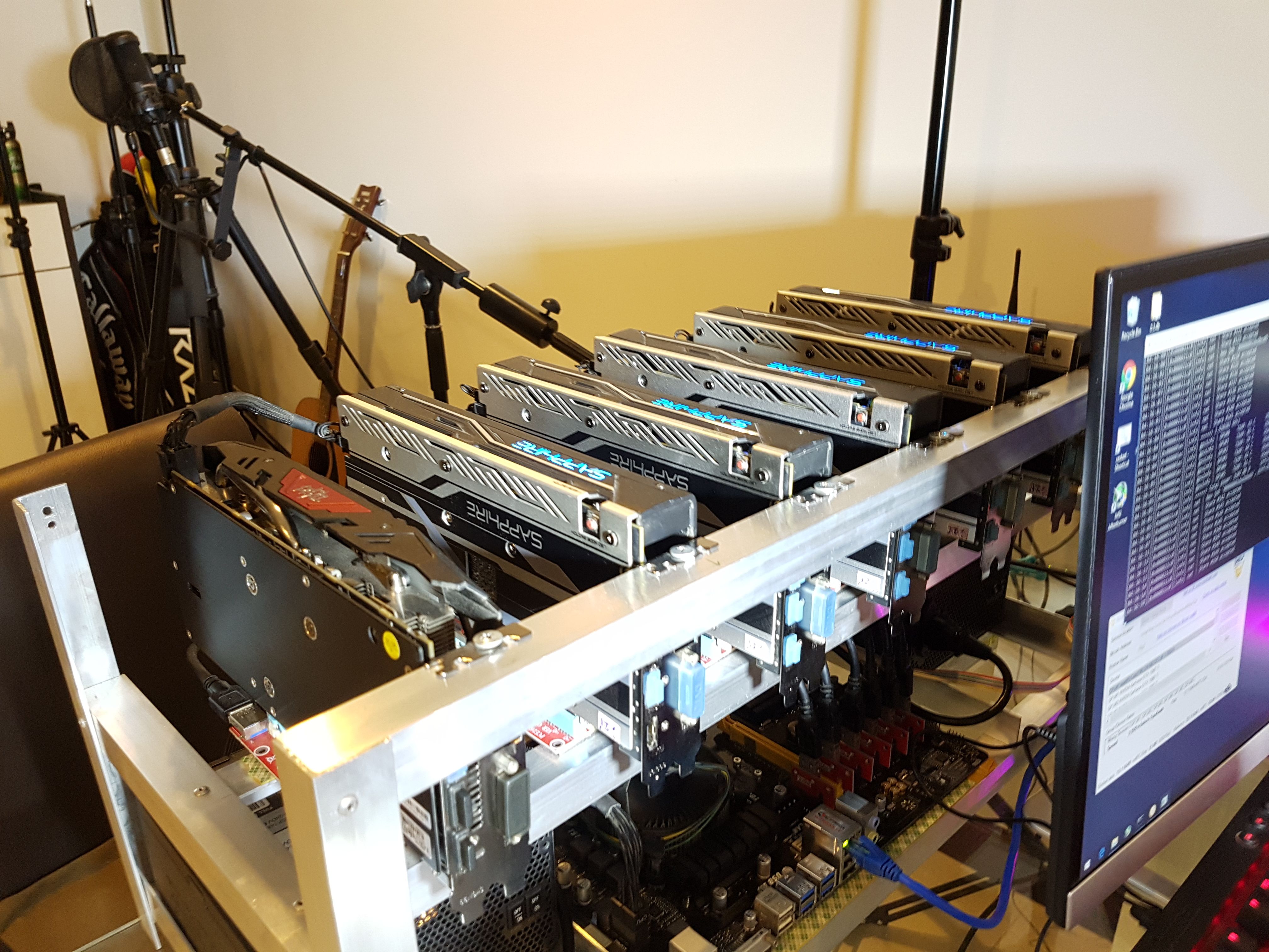 From 1 to 3 mining rigs in 5 days - 72 USD per day - 2160 ...