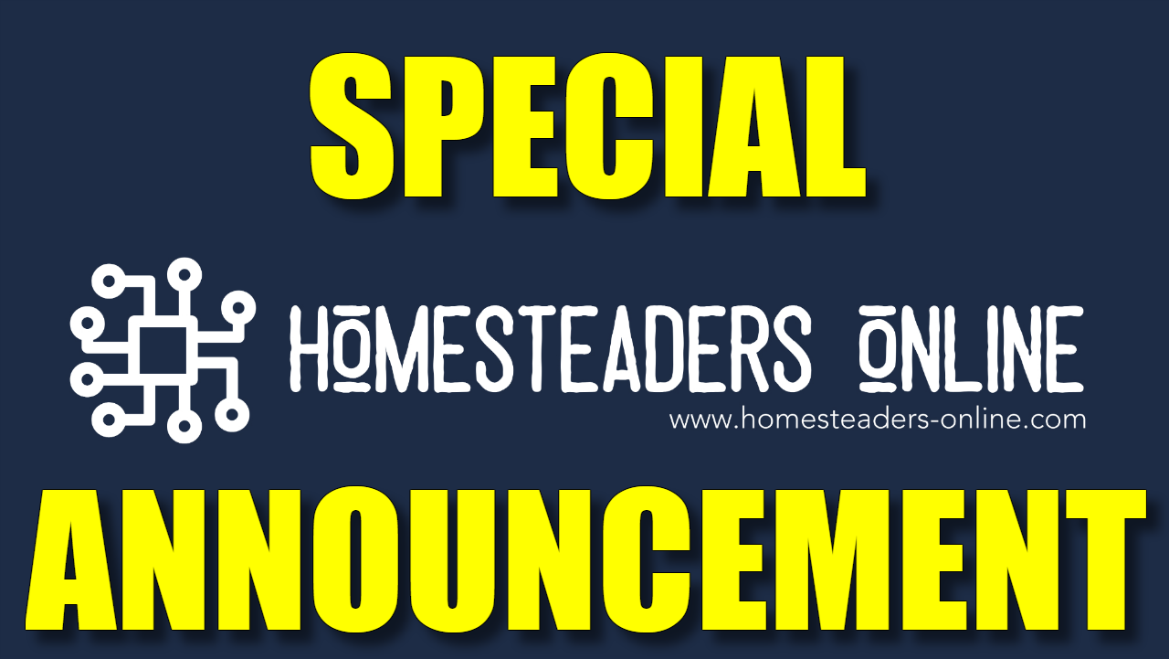 homesteaders-online-steemit-steemithomestead-special-announcement.png