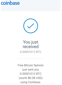 Get free bitcoin spinner
