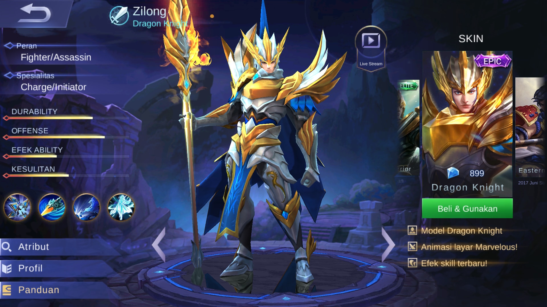 Moba Game Mobile Legends Hero Zilong Review