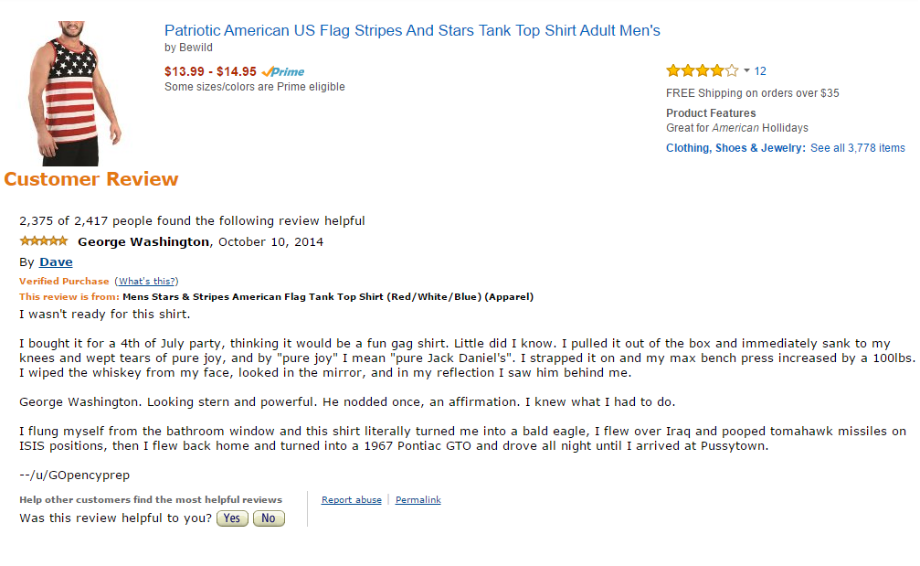 american flag shirt review