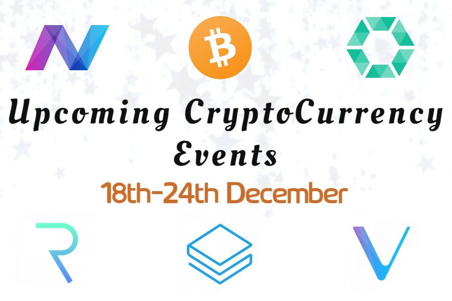 upcoming cryptocurrency events 2018