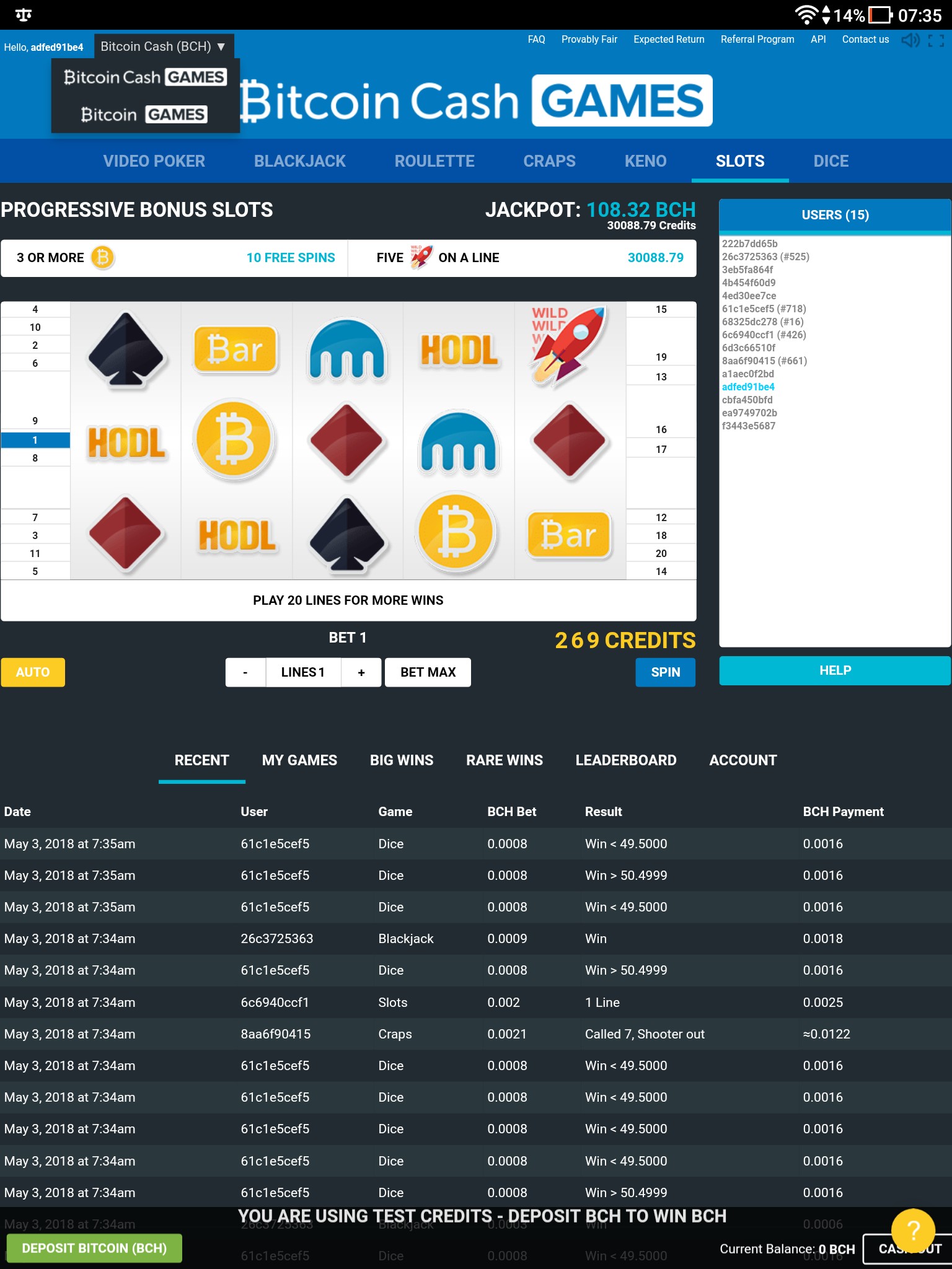 Bitcoin Games And Bitcoin Cash Games Slots Poker Steemit - 