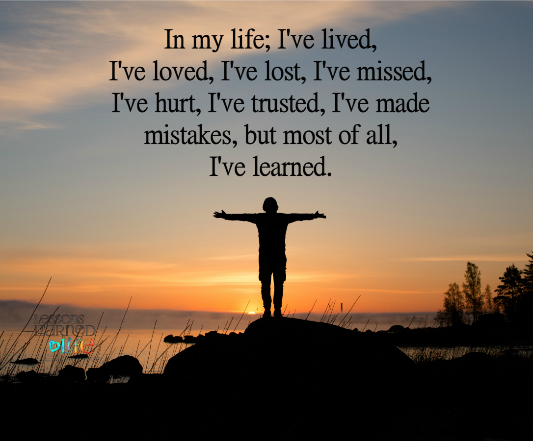 Lost missed. Live the Life. Mistake in Life.