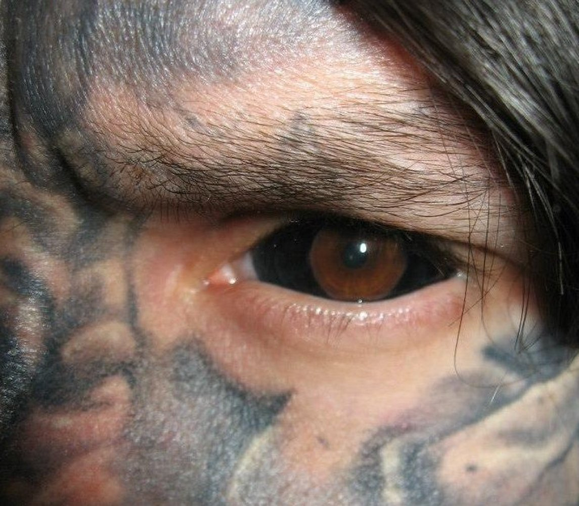 White Ink Eyeball Tattoo - BME: Tattoo, Piercing and Body Modification  NewsBME: Tattoo, Piercing and Body Modification News