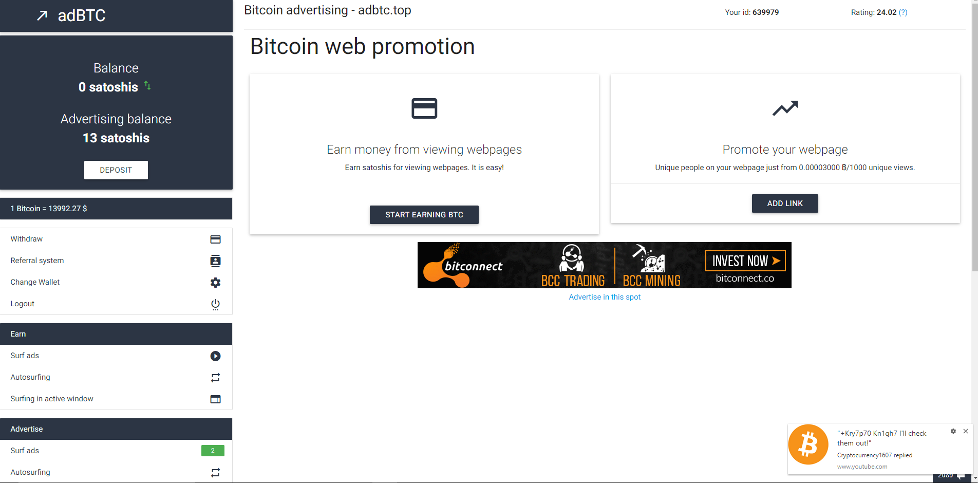 How To Get Web Traffic Referrals And Get Paid Btc How To Generate - 