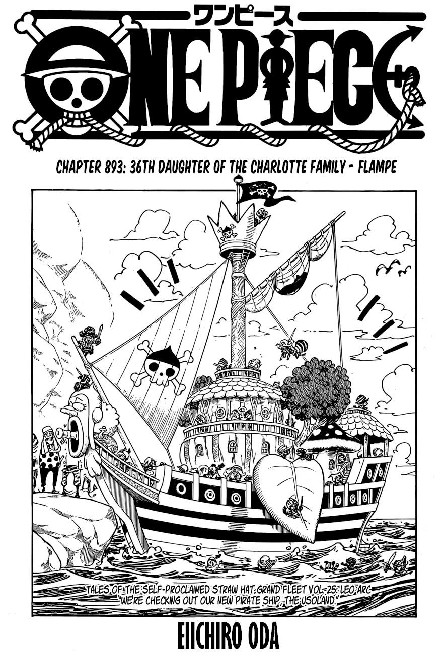 Review One Piece Chapter 3 36th Daughter Of The Charlotte Family Flampe Steemit