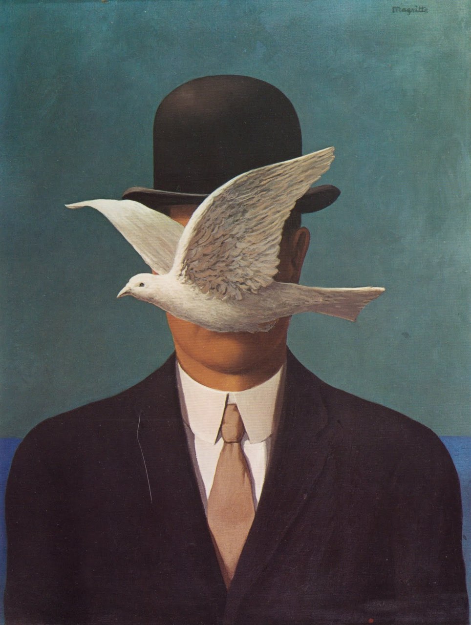 Man in a Bowler Hat, 1964, Rene Magritte.jpg