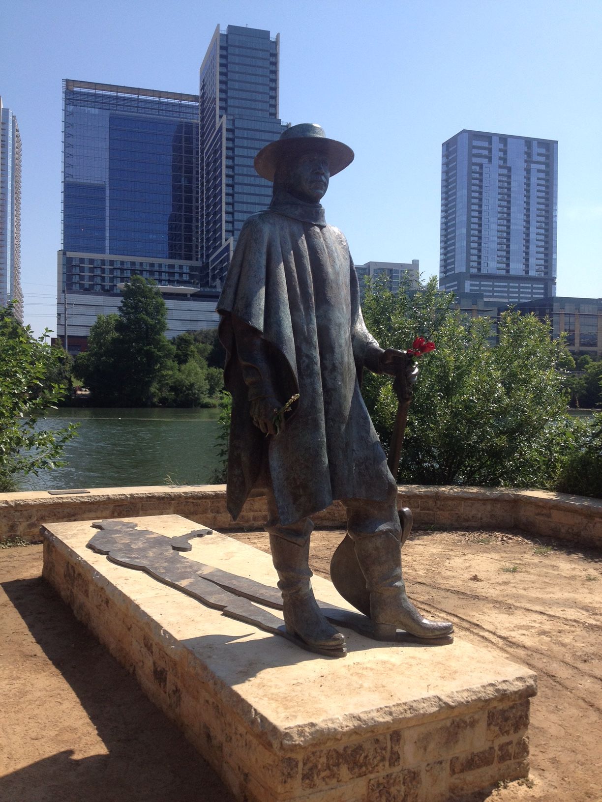 Stevie Ray Vaughn - Statue.JPG
