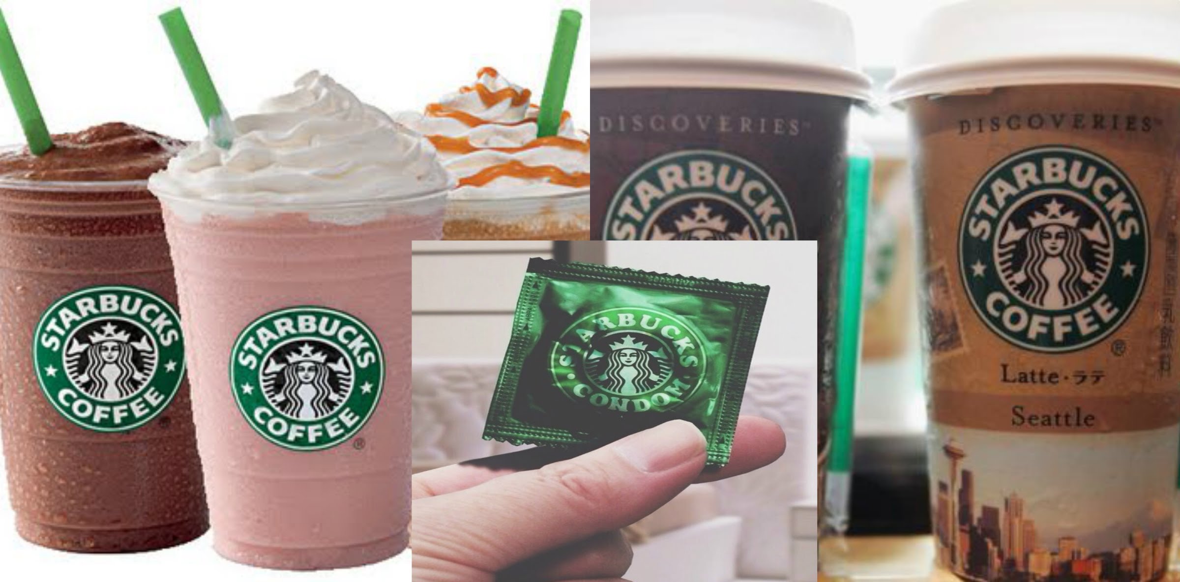 Image result for starbucks condoms