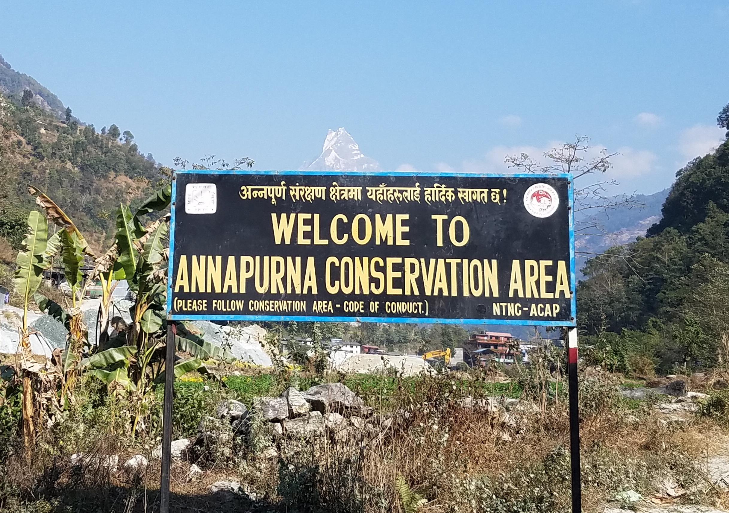 TRAVELMAN NEPAL: The Start of My Four Day Poon Hill Trek in the Annapurna Conservation Area.