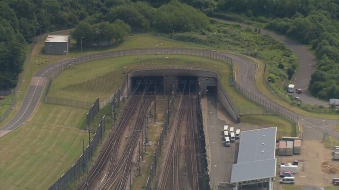 channel tunnel entrance