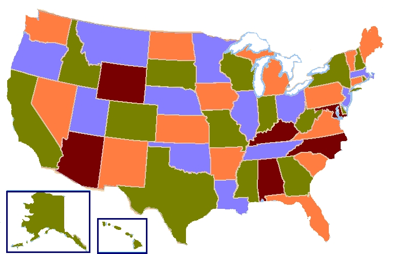 us map to color online The Four Colour Map Theorem Steemit us map to color online