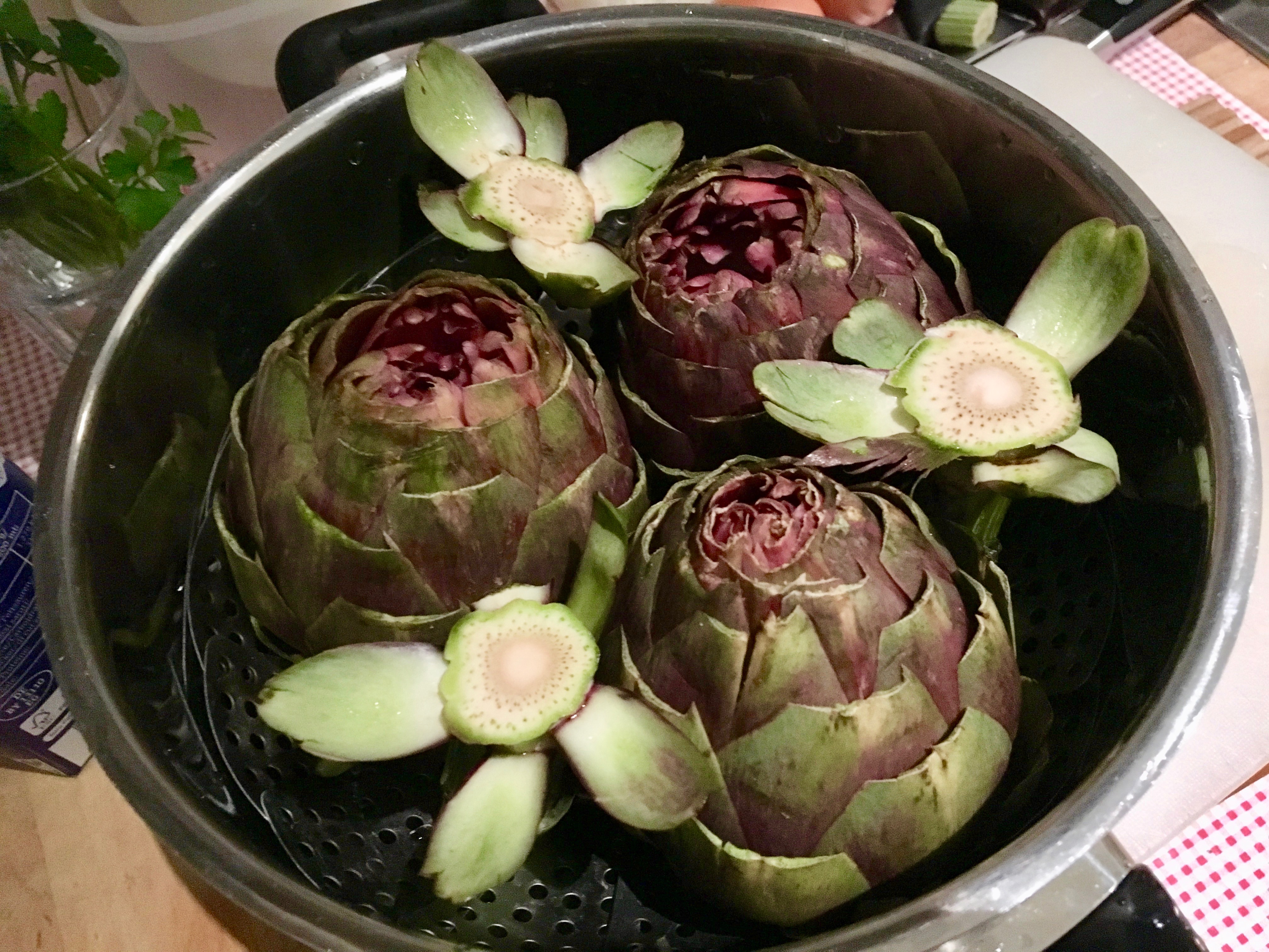 アーティチョークのオーブン焼き Berlin Steemit