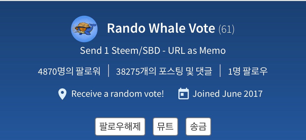 랜덤고래(Rondo whale) 사용후기 그리고 반전...