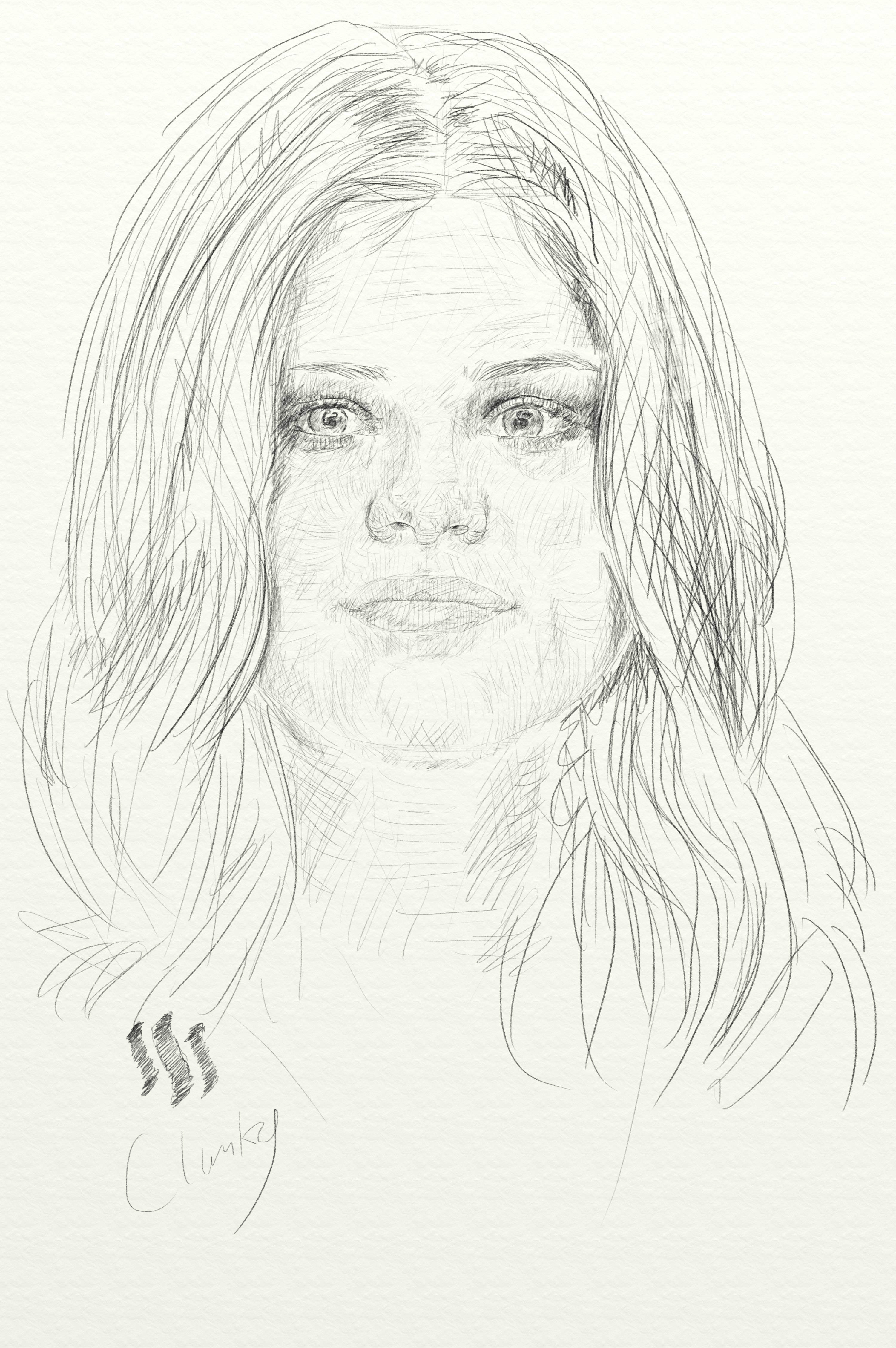 Portrait of Selena Gomez by t3iura on Stars Portraits  4