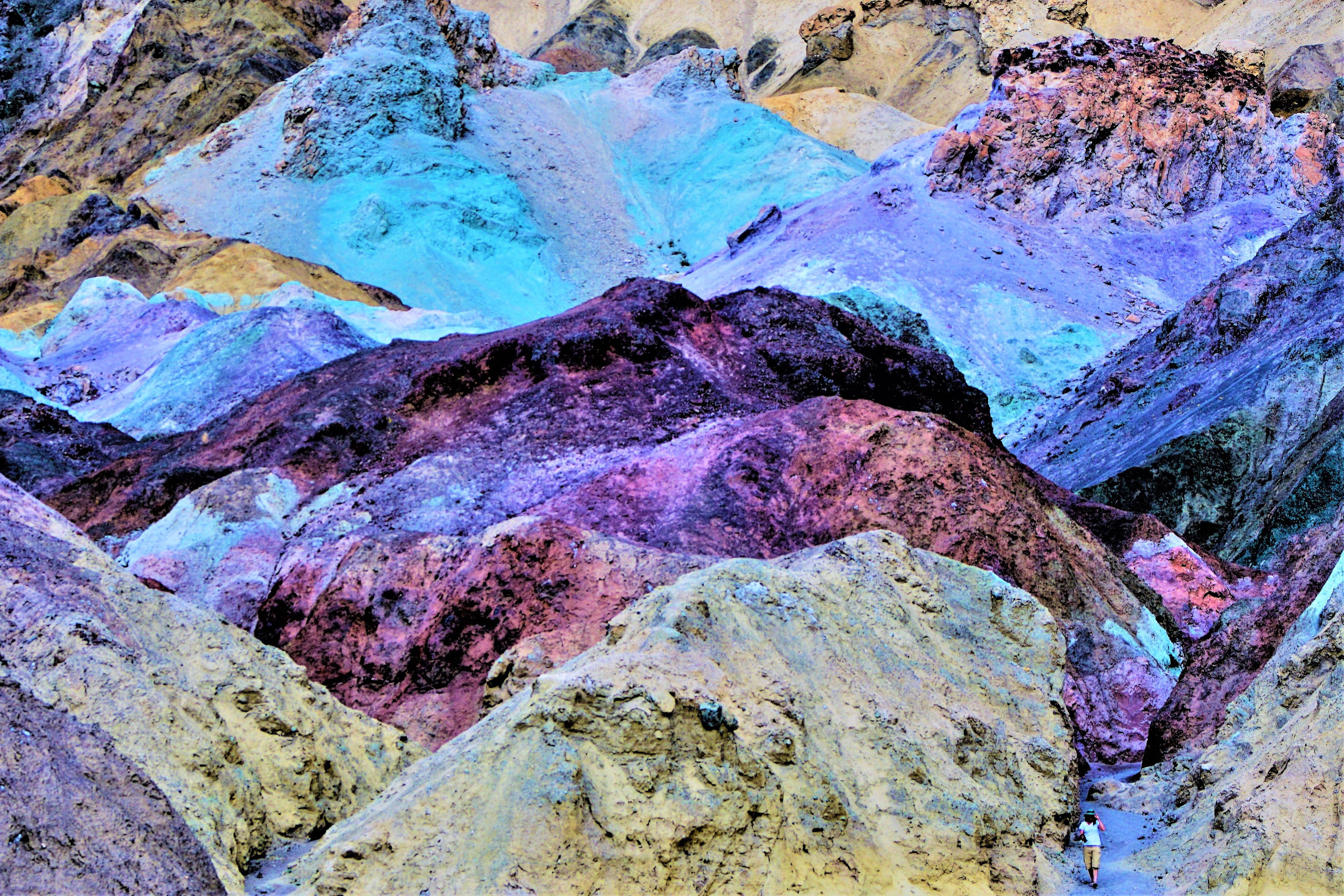 artist palette death valley colors