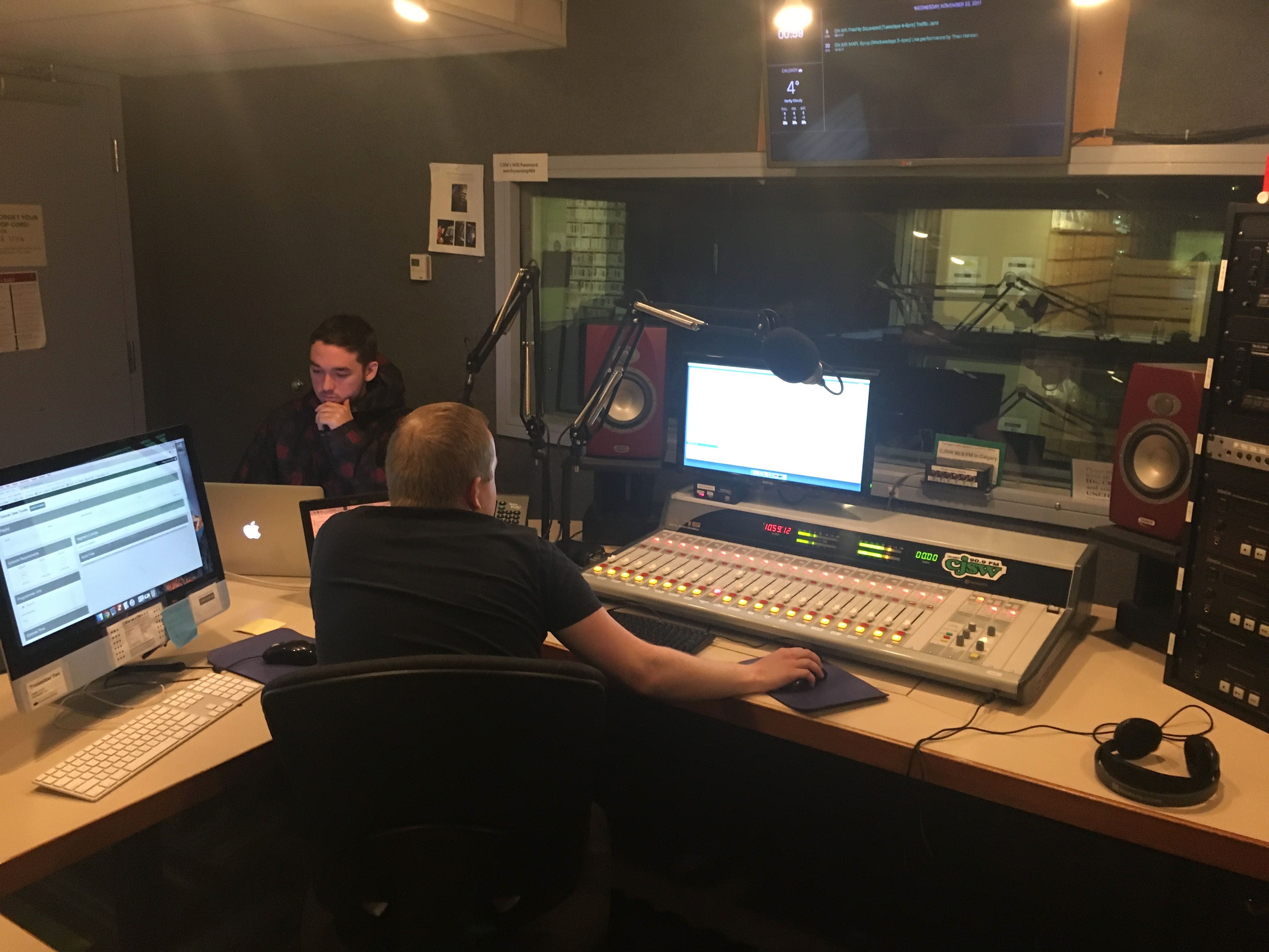 chris at the console