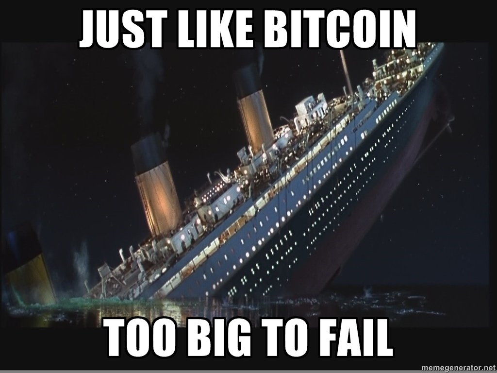 Meme Is Bitcoin Too Big To Fail Steemit